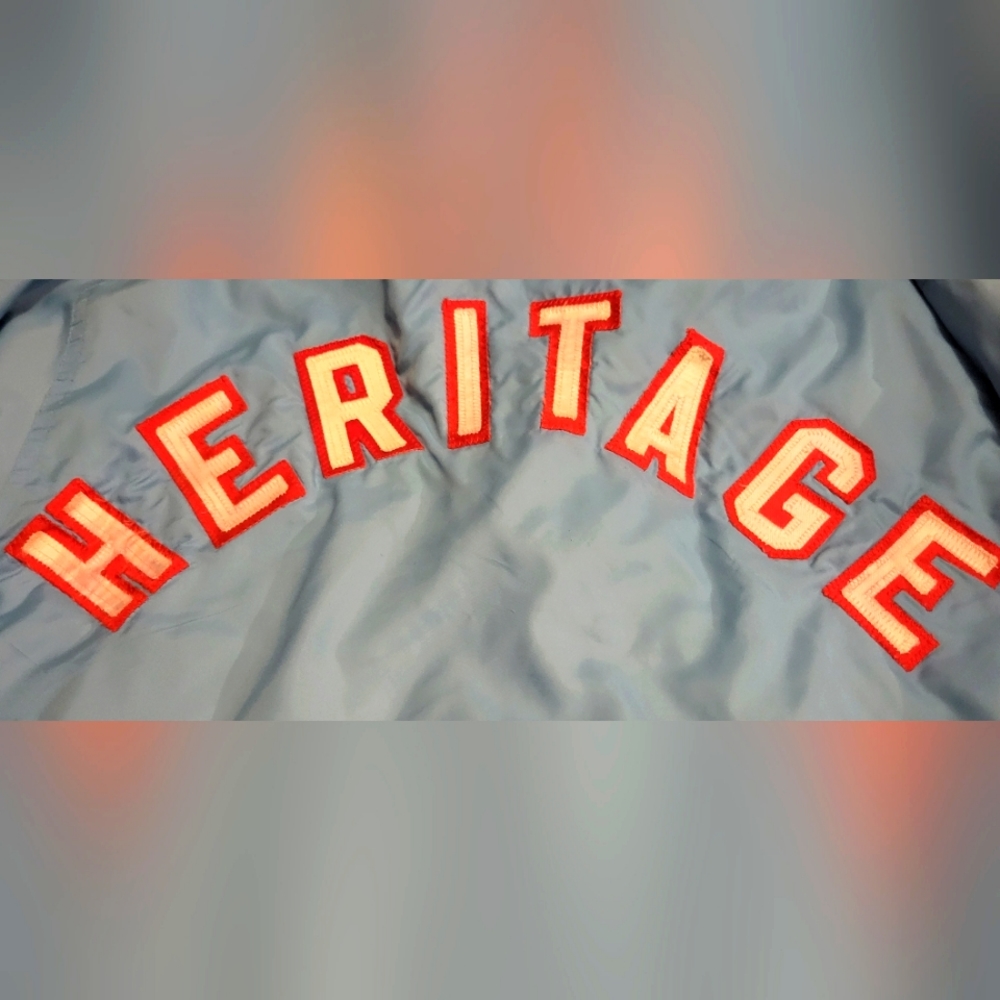 Vintage 1970 windbreaker jacket  from heritage highschool in Walland, tennessee.